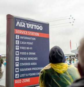 Royal Air Tattoo event signage