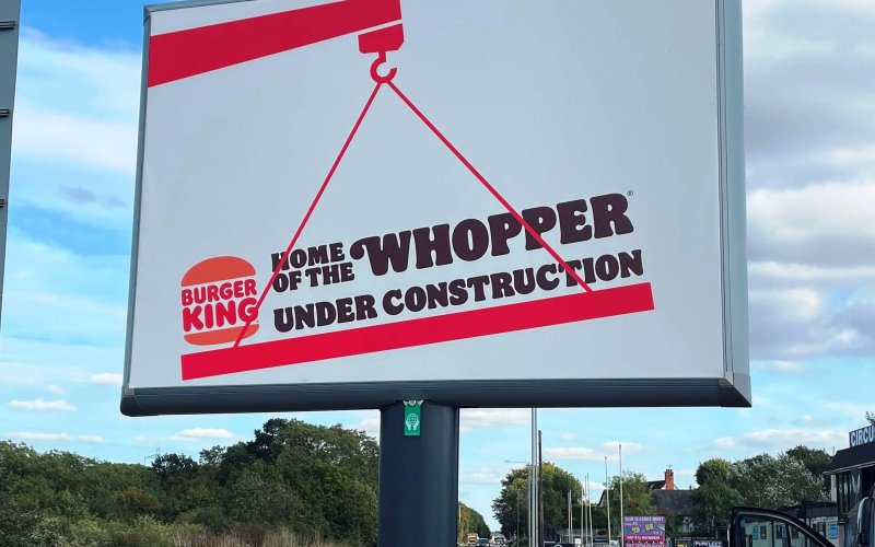 burger king outdoor signage