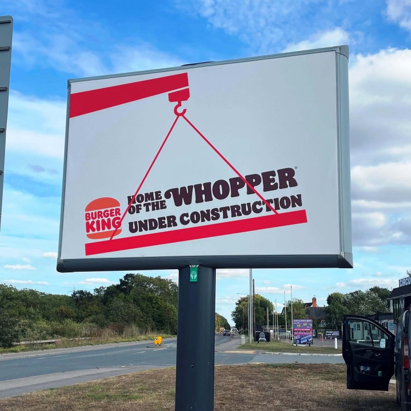 burger king outdoor signage