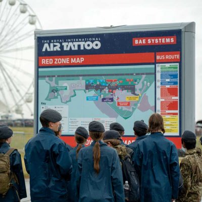 Air Tattoo red zone map