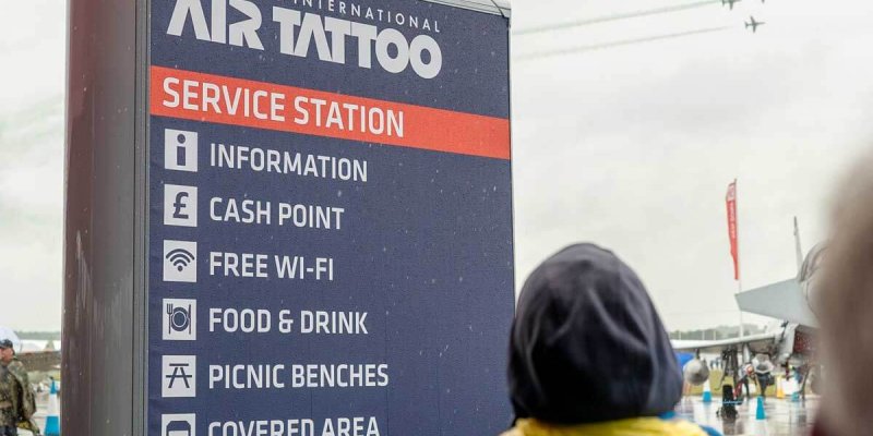 Royal Air Tattoo event signage