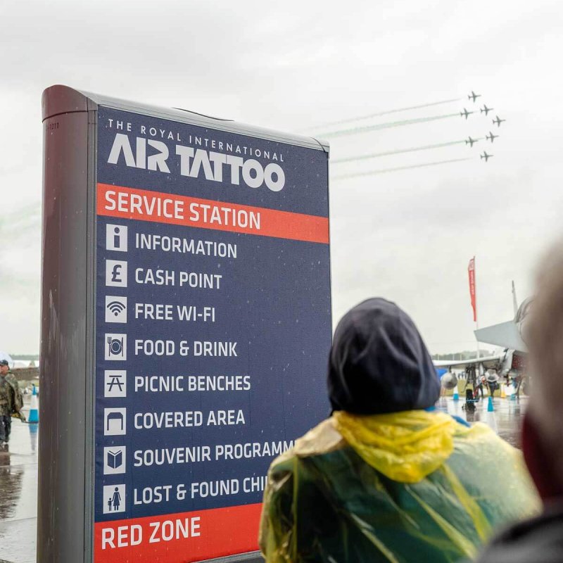 Royal Air Tattoo event signage