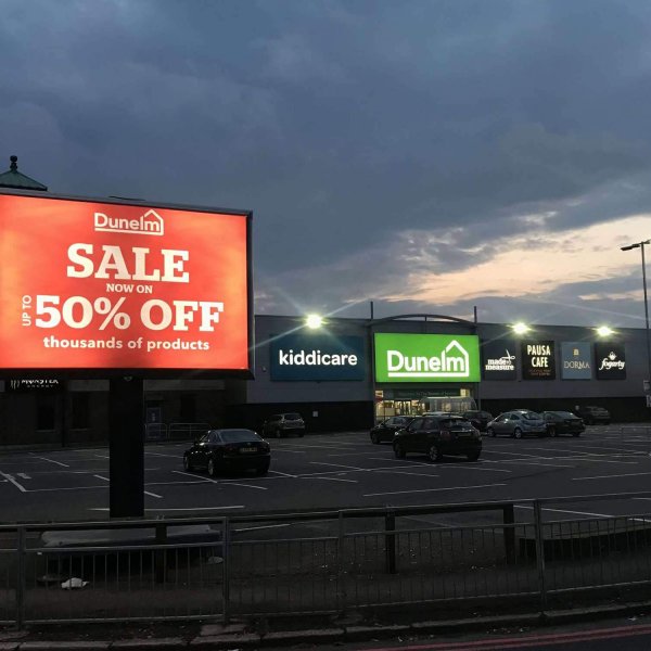 Trotter Temporary Signage - Retail - Dunelm