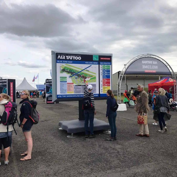 Trotter Temporary Signage - Experiential - Air Tattoo